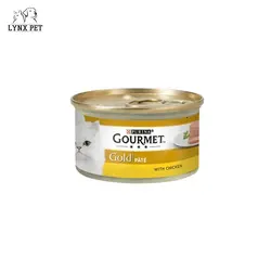 کنسرو گربه پته با طعم مرغ گورمت گلد – Gourmet Gold Chicken Pate