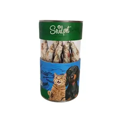 تشویقی سگ و گربه ماهی کیلکا سویل پت – Sevilpet Black Sea Sprat Snack 25pcs