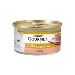 کنسرو گربه کیکی با طعم ماهی سالمون گورمت – Gourmet Gold Salmon