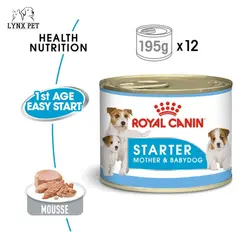 کنسرو استارتر مادر و توله سگ رویال کنین – Royal Canin Starter Mousse