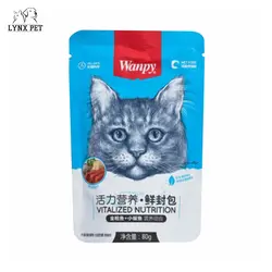 غذای پوچ گربه با طعم تن و ماهی طعمه ونپی – Wanpy Fish &amp; Vegetables