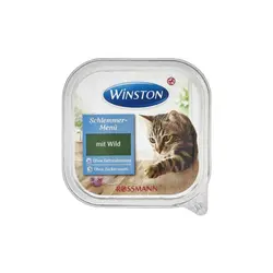 خوراک گربه وینستون طعم گوشت شکار – Winston Schlemmer-Menü mit Wild