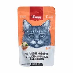 غذای پوچ گربه با طعم ماهی تن و مرغ ونپی – Wanpy Tuna & Chicken