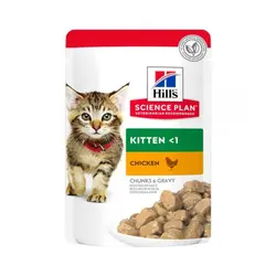 پوچ بچه گربه هیلز مدل Kitten طعم مرغ  – Hills Wet Food Chicken Flavour for Kittens