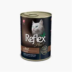 کنسرو گربه رفلکس پلاس با طعم گوشت گوساله – Reflex Plus Beef Canned