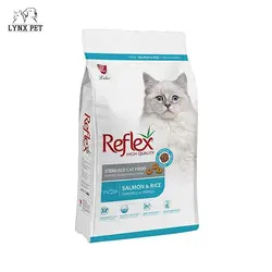 غذای خشک گربه عقیم شده با ماهی سالمون و برنج رفلکس 15 کیلوگرم – Reflex Cat Food Sterilized Salmon &amp; Rice 15kg