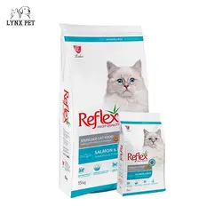 غذای خشک گربه عقیم شده با ماهی سالمون و برنج رفلکس 15 کیلوگرم – Reflex Cat Food Sterilized Salmon &amp; Rice 15kg