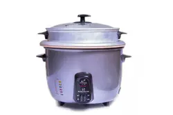 پلوپز -آرام پز- بخار پز - 12 نفره نگین خزر نقره ای