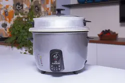 پلوپز -آرام پز- بخار پز - 12 نفره نگین خزر نقره ای