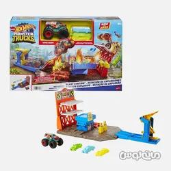 اسباب بازی ایستگاه انفجاری سری مانستر تراکس هات ویلز متل