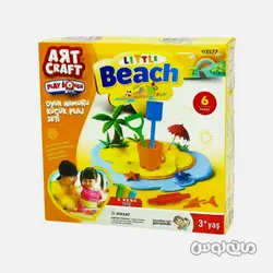 اسباب بازی 3 رنگ همراه با ابزار و لوازم ساحل سری آرت اند کرفت  دد