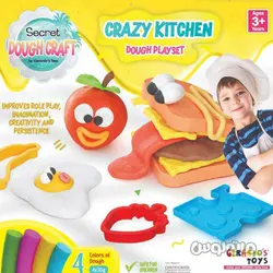 اسباب بازی 4 رنگ همراه با قالب آشپزی سری آرت اند کرفت دد