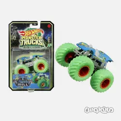 ماشین اسباب بازی مانستر تراک شبرنگ هات ویلز متل