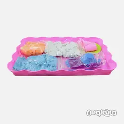 اسباب بازی شن جادویی 750 گرمی با قالب شیرینی گوس انگر