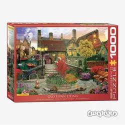 پازل 1000 تکه نقاشی شهر قدیمی اثر دیوید مک لین یوروگرافیک