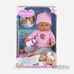 عروسک نوزاد گریه کن با شیشه شیر سری ننوکو فاموسا