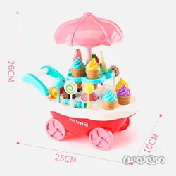 ترولی بستنی فروشی موزیکال 30 قطعه سری سوییت شاپ جیا چنگ