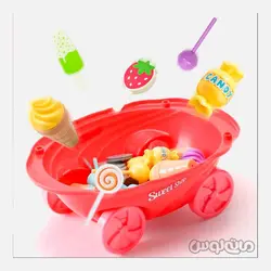 ترولی بستنی فروشی موزیکال 30 قطعه سری سوییت شاپ جیا چنگ