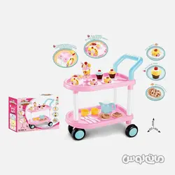 ست اسباب بازی ترولی حمل کیک 56 تکه جیا چنگ