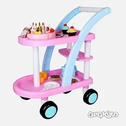 ست اسباب بازی ترولی حمل کیک 56 تکه جیا چنگ