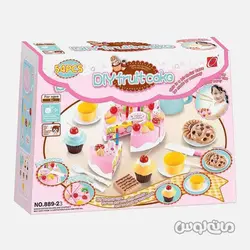 ست اسباب بازی کیک تولد 54 قطعه جیا چنگ