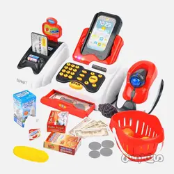 اسباب بازی صندوق فروشگاهی و سبد خرید 18 قطعه جیا چنگ