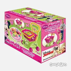 ست اسباب بازی ترولی خرید همراه با سبد مینی موس سری دیزنی دد