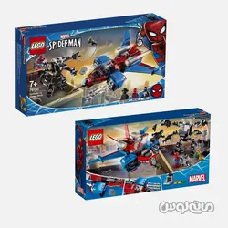 لگو اسپایدر جت مقابل ربات ونوم سری سوپرهیروز