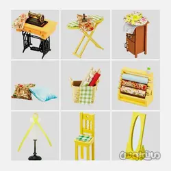 پازل سه بعدی خیاطی لیزا سری دای هوس روبوتایم ساختنی