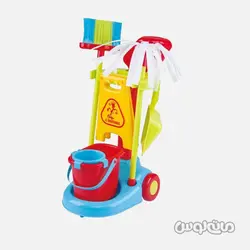 ترولی نظافت 8 قطعه پلی گو