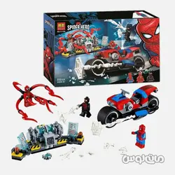 حمله اسپایدرمن موتوری و بلک اسپایدر 252 قطعه لاری ساختنی