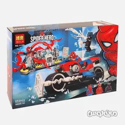 حمله اسپایدرمن موتوری و بلک اسپایدر 252 قطعه لاری ساختنی