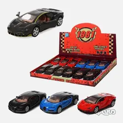 ماشین لامبورگینی و بوگاتی عقب کش موزیکال چراغدار ام سی فایو