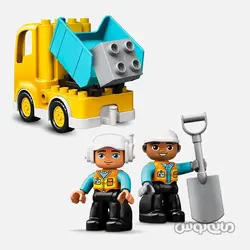 لگو کامیون و بیل مکانیکی سری دوپلو