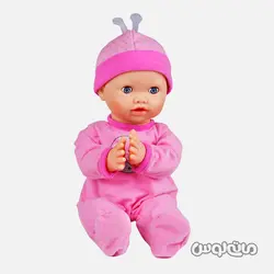 نوزاد چند کاره 16 اینچ همراه با جغجغه و ظرف غذا سری مادر لاو تک می تویز