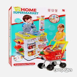 ست کامل سوپر مارکت 24 قطعه همراه با ترولی خرید سری هوم سوپر مارکت جیا چنگ