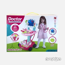 ترولی پزشکی دکتر ترنلی همراه با 17 قطعه لوازم جیا چنگ