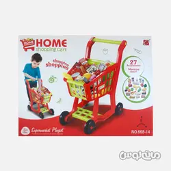ترولی خرید سری هوم سوپر مارکت  همراه با 27 قطعه لوازم جیا چنگ