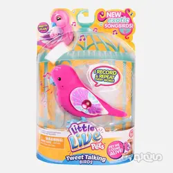 پرنده سخنگو پرتی پیرل سری لیتل لایف پتس سری توییت تالکینگ بردز موس