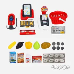 اسباب بازی صندوق فروشگاهی و سبد خرید 24 قطعه جیا چنگ