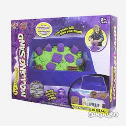 اسباب بازی شن جادویی 500 گرمی با قالب بیسکوئیت گوس انگر