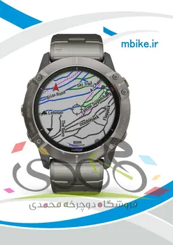 ساعت گارمین fenix 6x Pro Solar Titanium