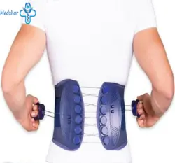 کمربند طبی سایبرتک (قرقره ایی) تن یار کد 4360 - فری سایز