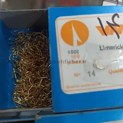 قلاب سوزنی VMC فرانسه کد 8910 طلایی سایز 14