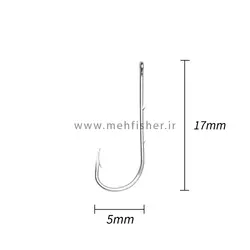 بسته ده عددی قلاب ماهیگیری موستاد سایز 10 - Mustad 92247