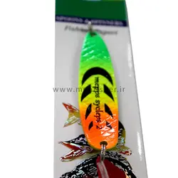 قاشقک 17 گرمی سه رنگ سبز زرد نارنجی Mepps sycleps