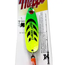 قاشقک 17 گرمی سبز و زرد Mepss syclops سایز 2