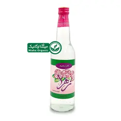 گلاب ارگانیک زهرا 450 سی سی شیشه ای - میشا ارگانیک