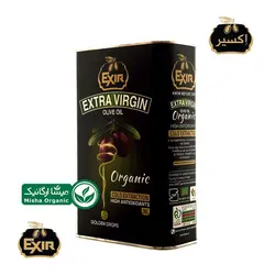 قیمت | خرید روغن زیتون فرابکر ارگانیک اکسیر | 3 لیتری قوطی فلزی
