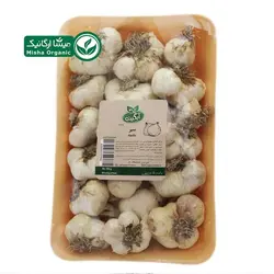 سیر خشک ارگانیک آبگینه - 500 گرمی - میشا ارگانیک